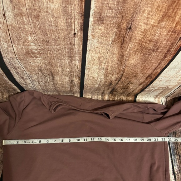 Pact mauve open back Long Sleeve Top - Picture 4 of 6